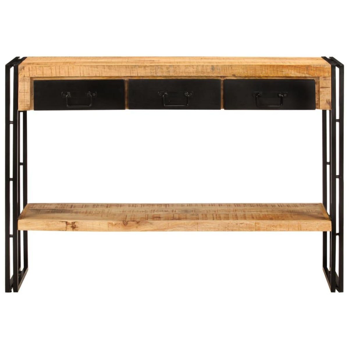 VIDAXL Table console 110x30x76 cm Bois de manguier solide