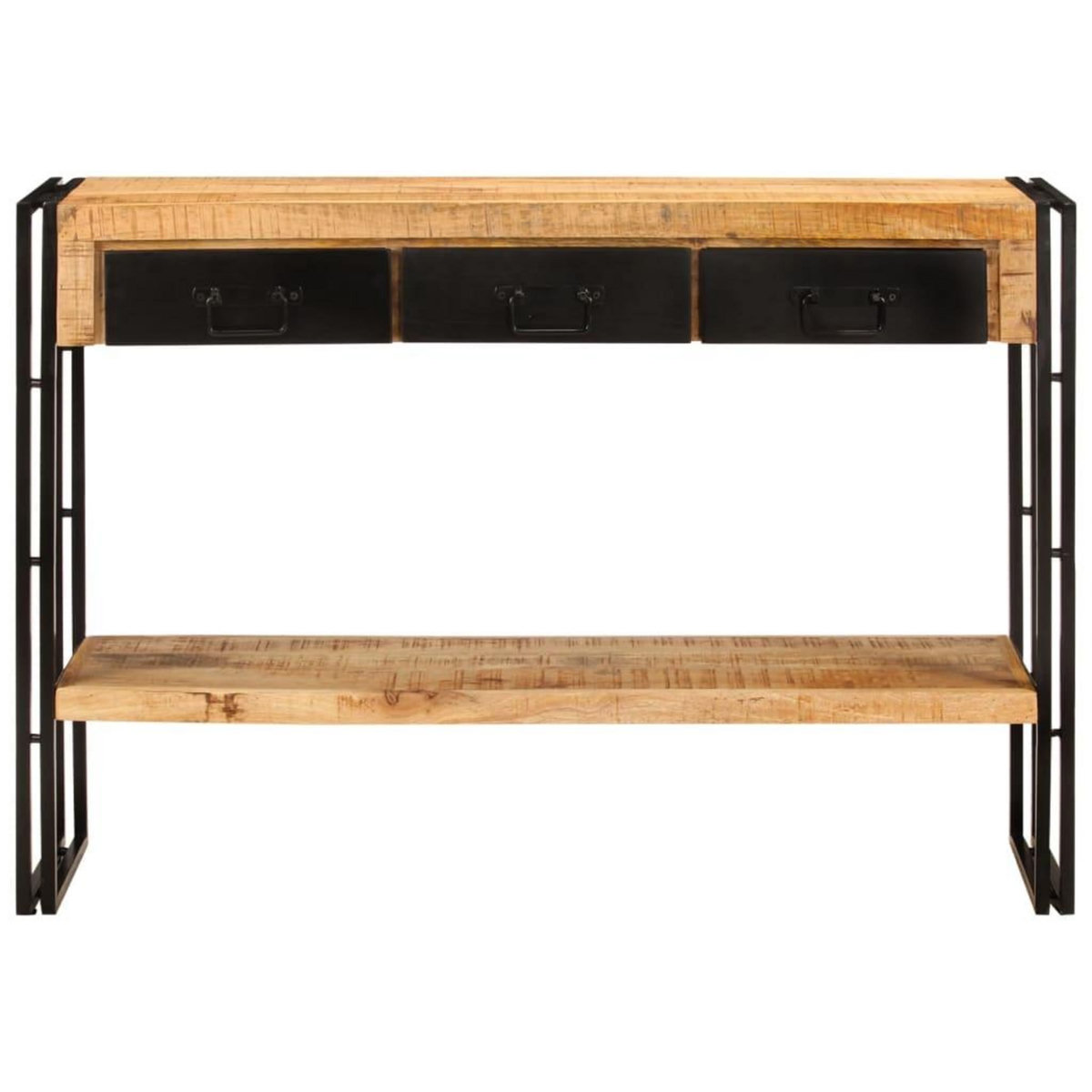 VIDAXL Table console 110x30x76 cm Bois de manguier solide