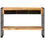 Voir la diapositive 2 : VIDAXL Table console 110x30x76 cm Bois de manguier solide