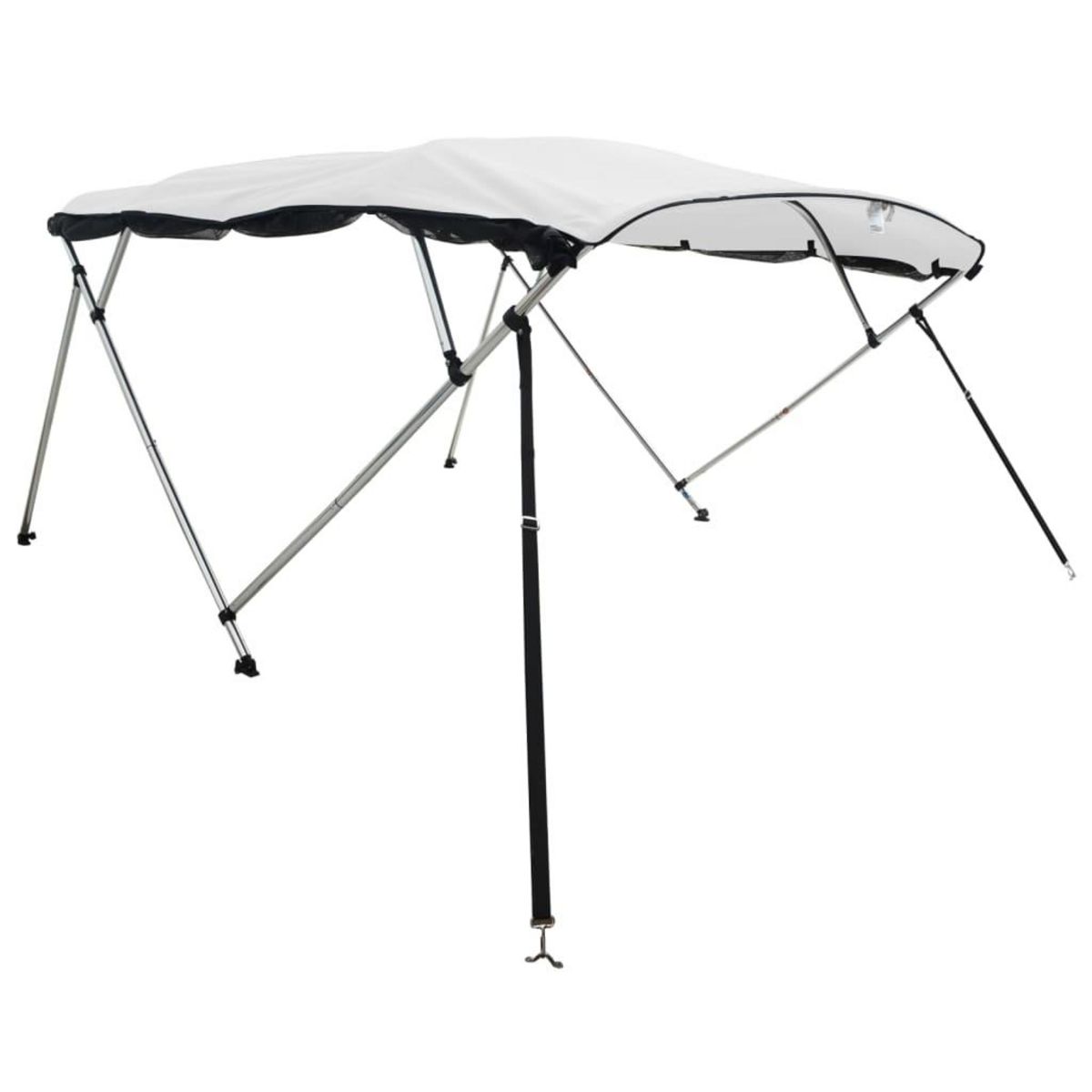 VIDAXL Toit bimini a 4 arceaux parois en maille 243x(200-213)x137 cm