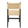Voir la diapositive 4 : Paris Prix Chaise Corde en Bois  Lap  87cm Noir