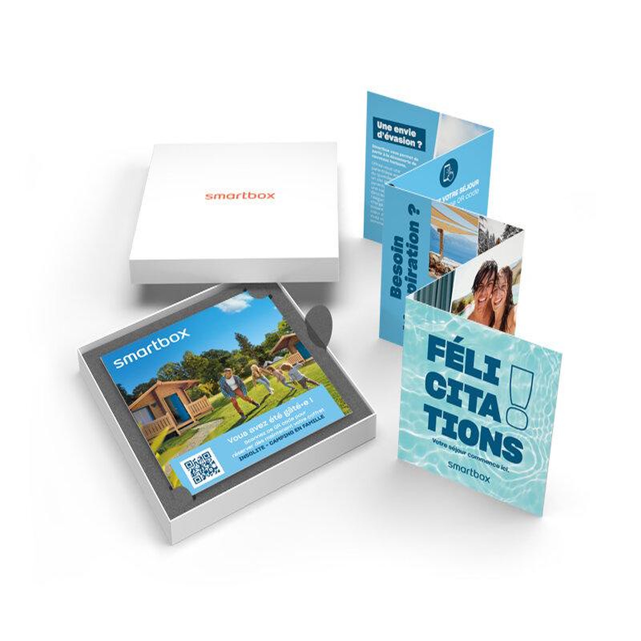 Voir la diapositive 2 : Smartbox Insolite - camping en famille - coffret cadeau séjour