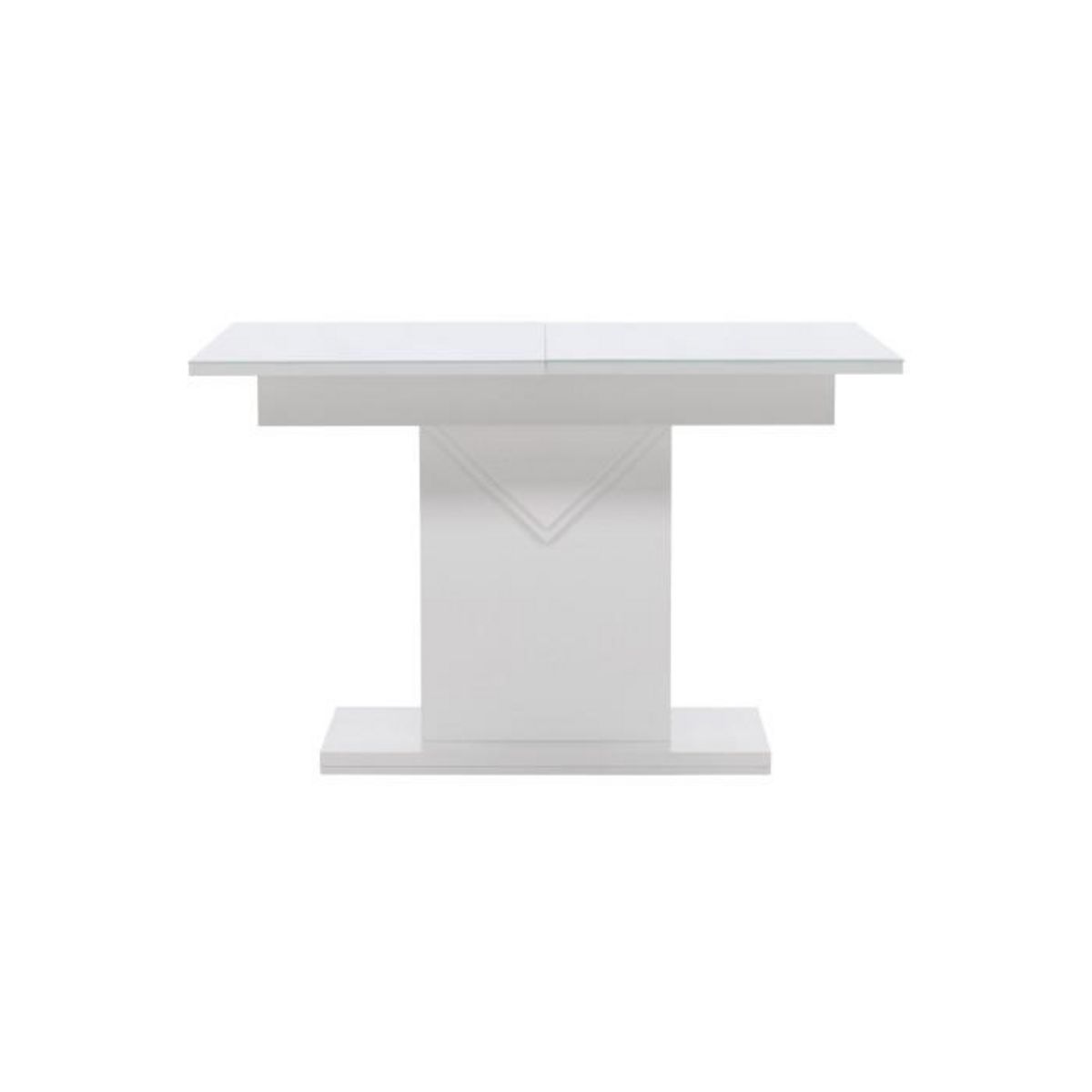 Paris Prix Table à Manger Extensible  Pluto  120-160cm Blanc