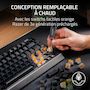 Voir la diapositive 3 : Razer Clavier gamer BlackWidow V4 HyperSpeed Orange