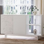 Voir la diapositive 2 : Habitat et Jardin Buffet en bois  Ravello  - 140 x 35 x 80 cm - Blanc