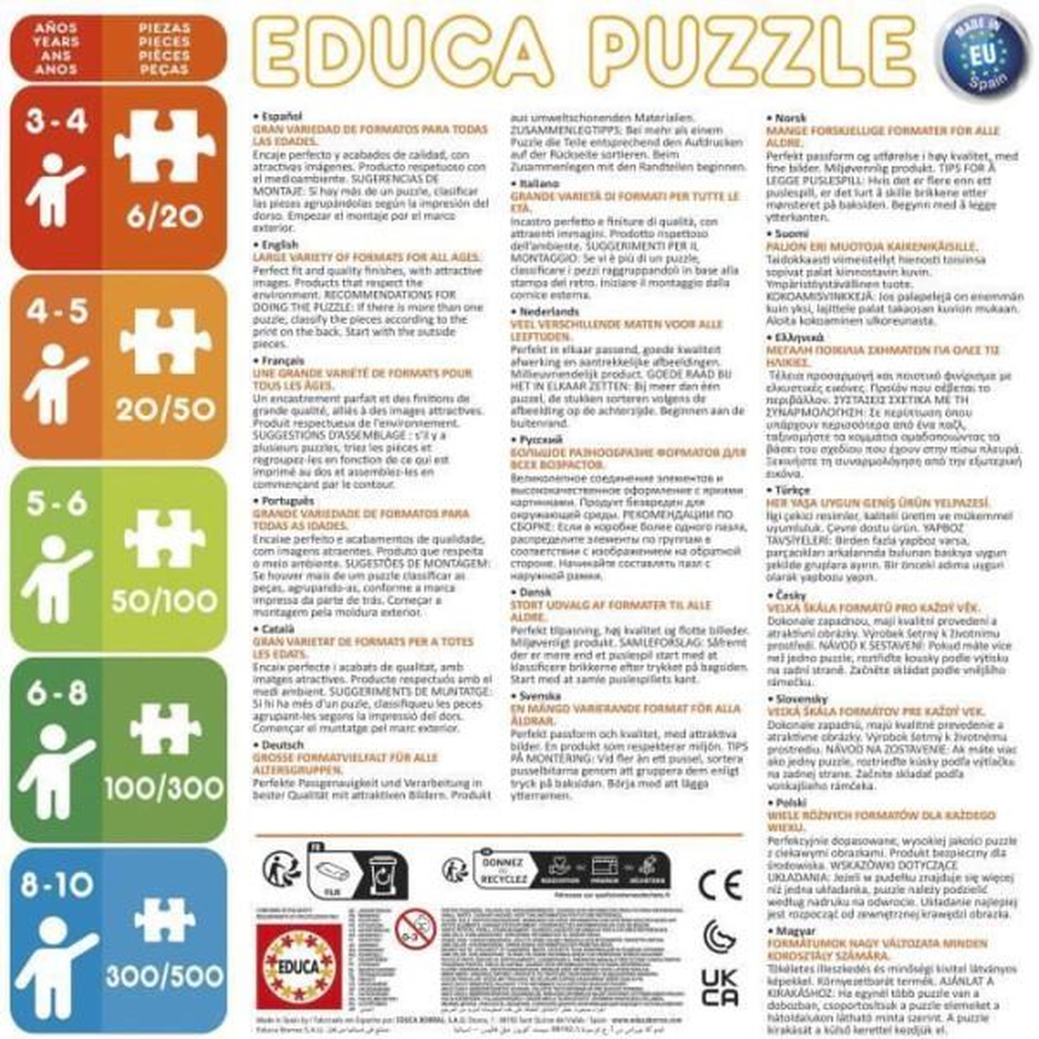 Voir la diapositive 3 : EDUCA Puzzle - EDUCA - SuperKitties - 2 x 20 pieces - Multicolore - Pour enfants - a partir de 3 ans