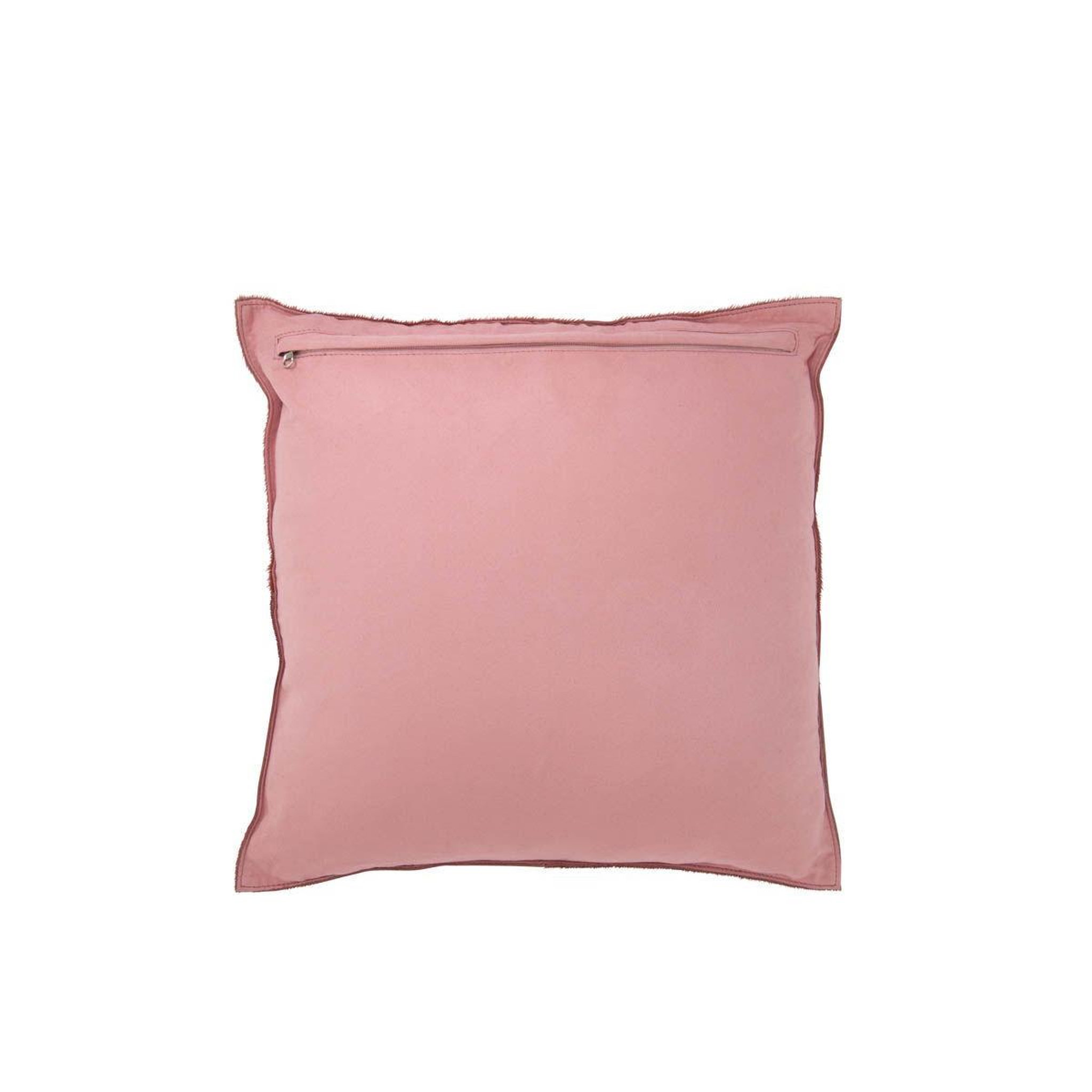 Voir la diapositive 3 : J-LINE Coussin effet peau  norbert  45x45cm rouge