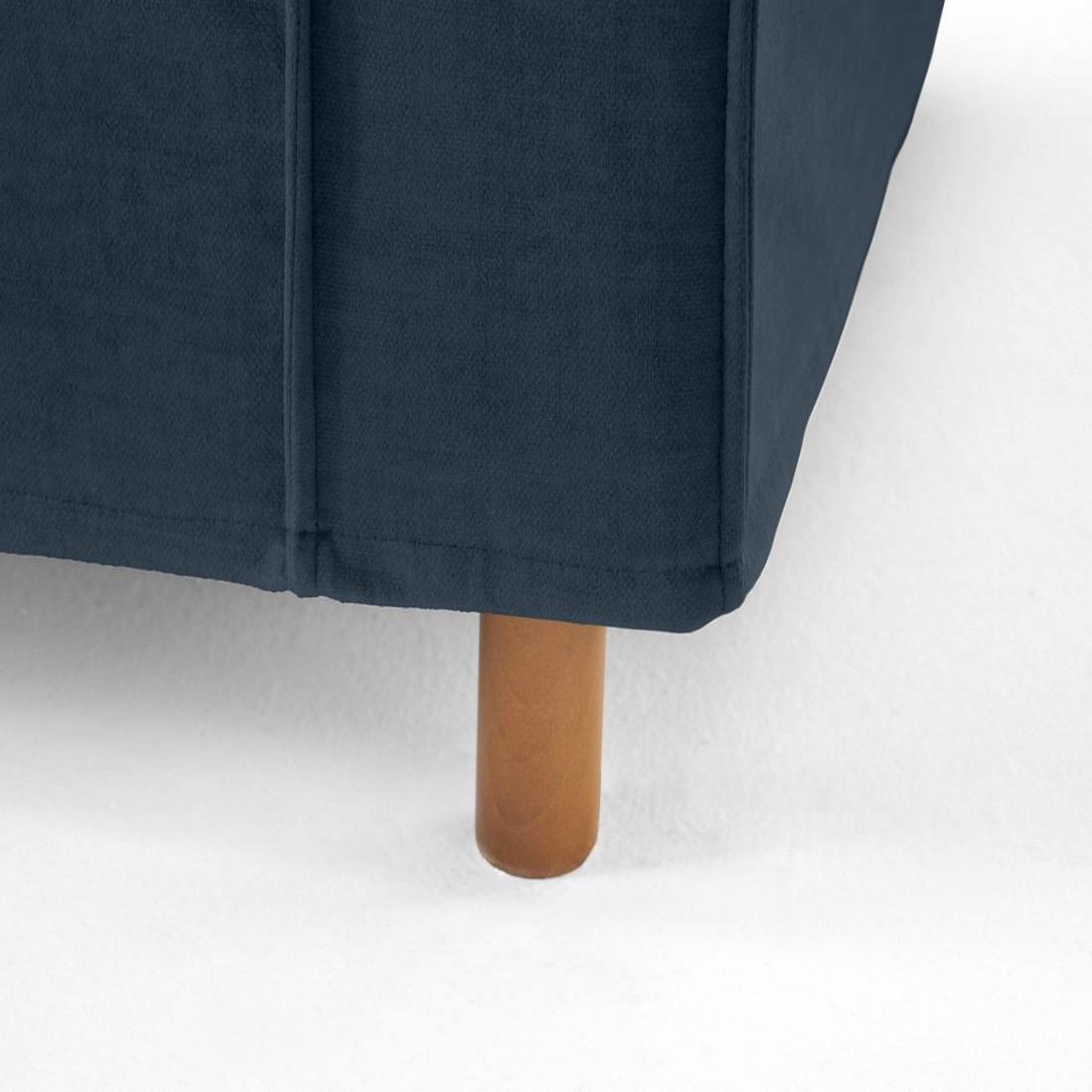 Voir la diapositive 2 : LISA DESIGN Jake - canapé déhoussable d'angle gauche 5 places en velours