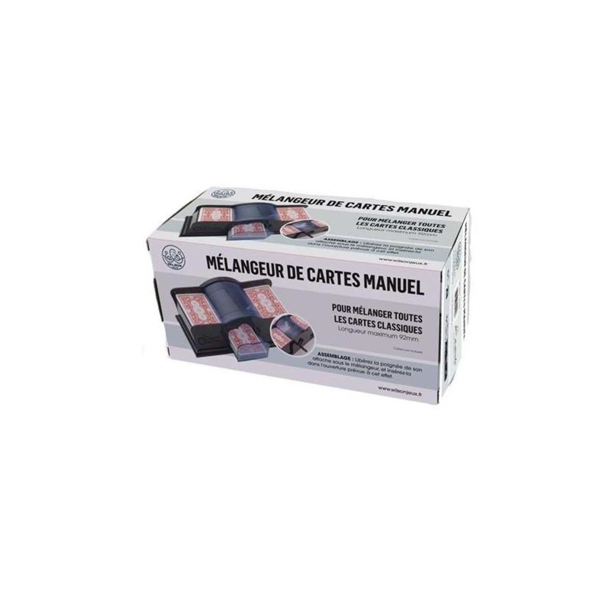 Piatnik Mélangeur de cartes manuel Piatnik Noir