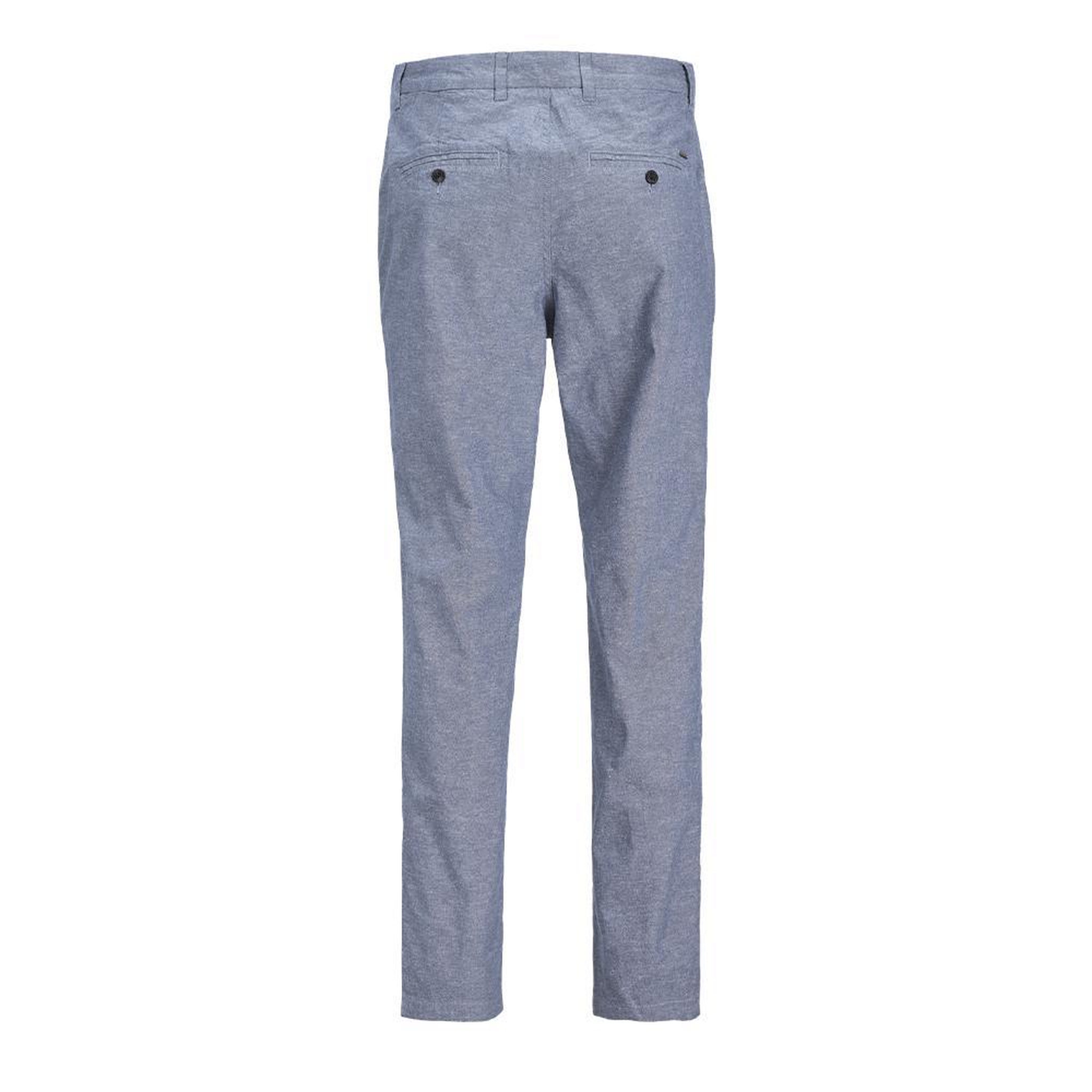 Voir la diapositive 2 : Jack & Jones Pantalon Bleu Homme Palma Linen