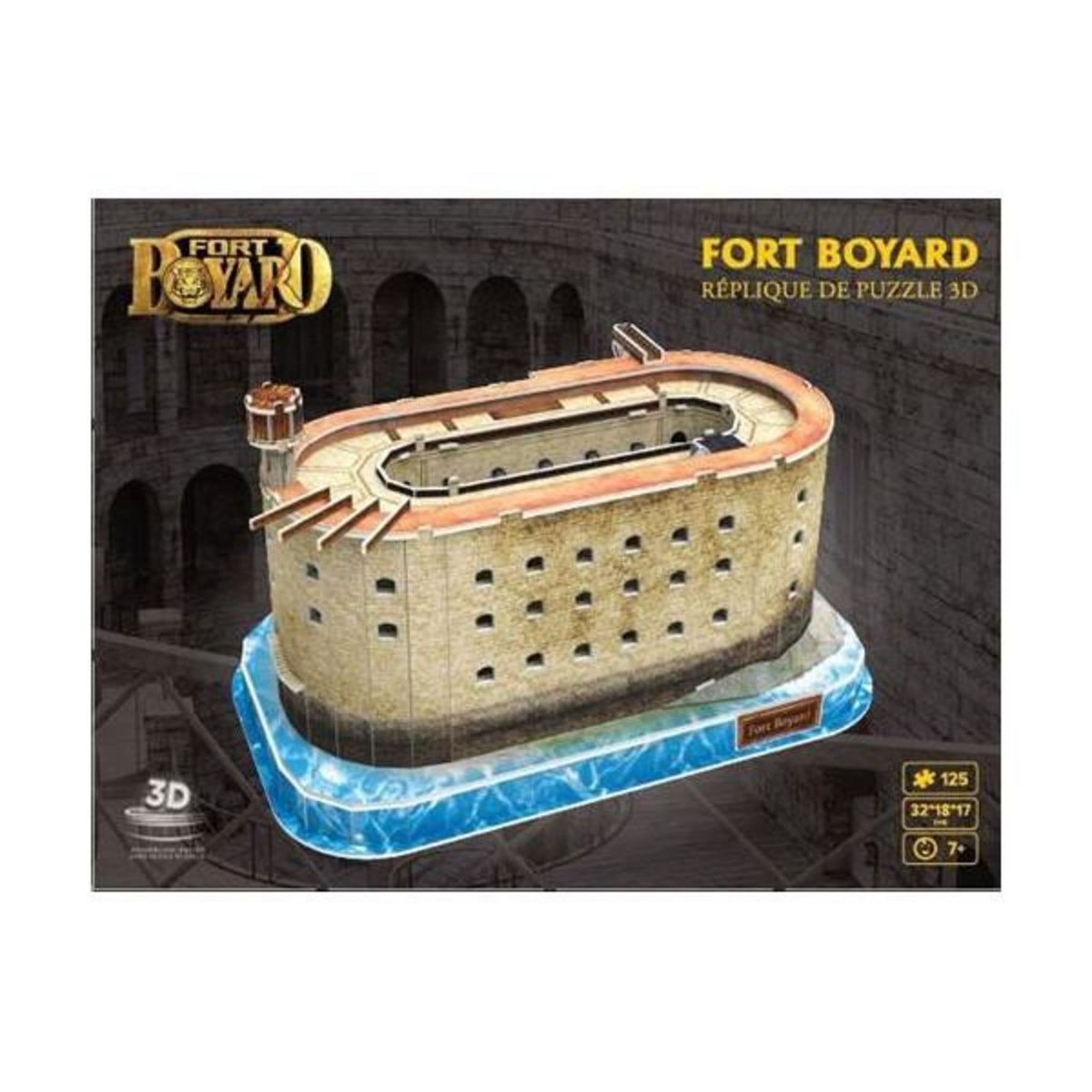 Megableu Puzzle 3D 125 pièces Megableu Fort Boyard