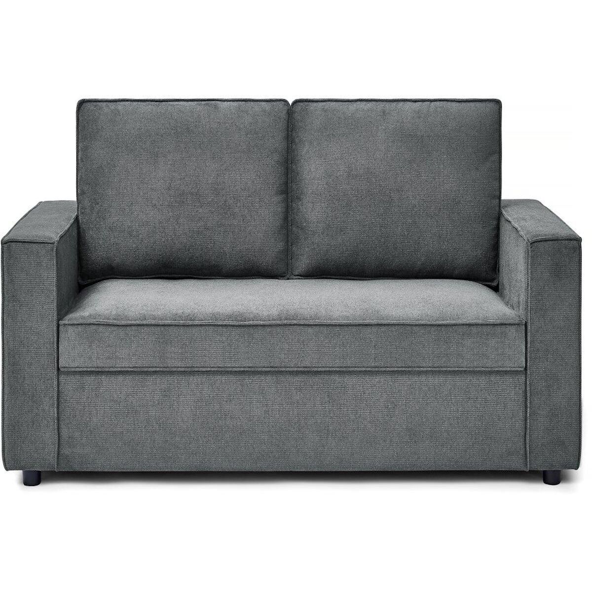 Habitat et Jardin Canapé convertible express en tissu  Clara  - 185 x 90 x 88 cm - Gris