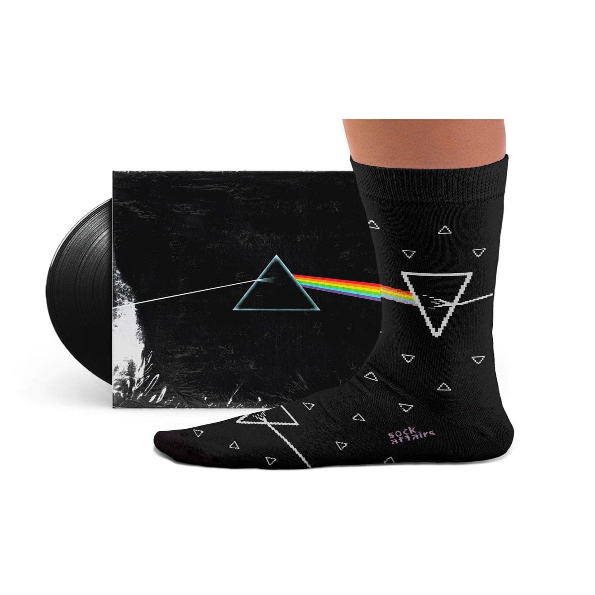 Voir la diapositive 4 : SOCK AFFAIRS Chaussettes pink floyd, dark side of the moon
