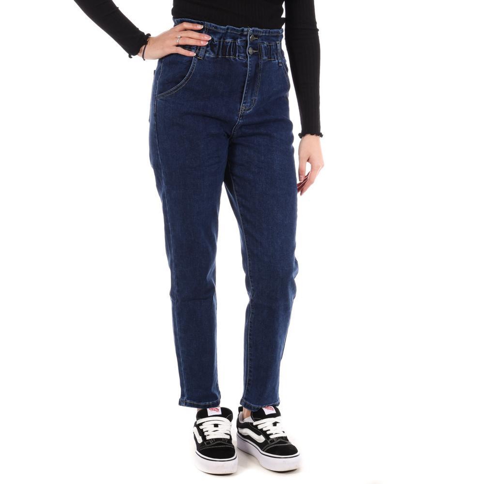 MONDAY PREMIUM Jean Droit Bleu Femme Monday Premium 643. Coloris disponibles : Bleu