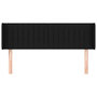 Voir la diapositive 3 : VIDAXL Tete de lit avec oreilles Noir 147x16x78/88 cm Tissu