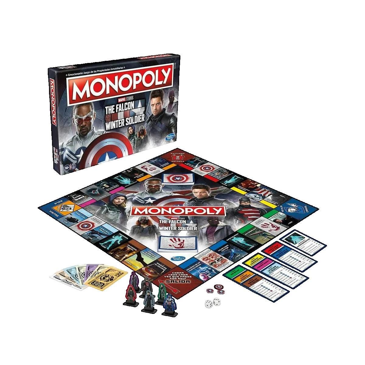 MONOPOLY Jeu de société Hasbro Monopoly - Le Faucon et le Soldat de l'Hiver