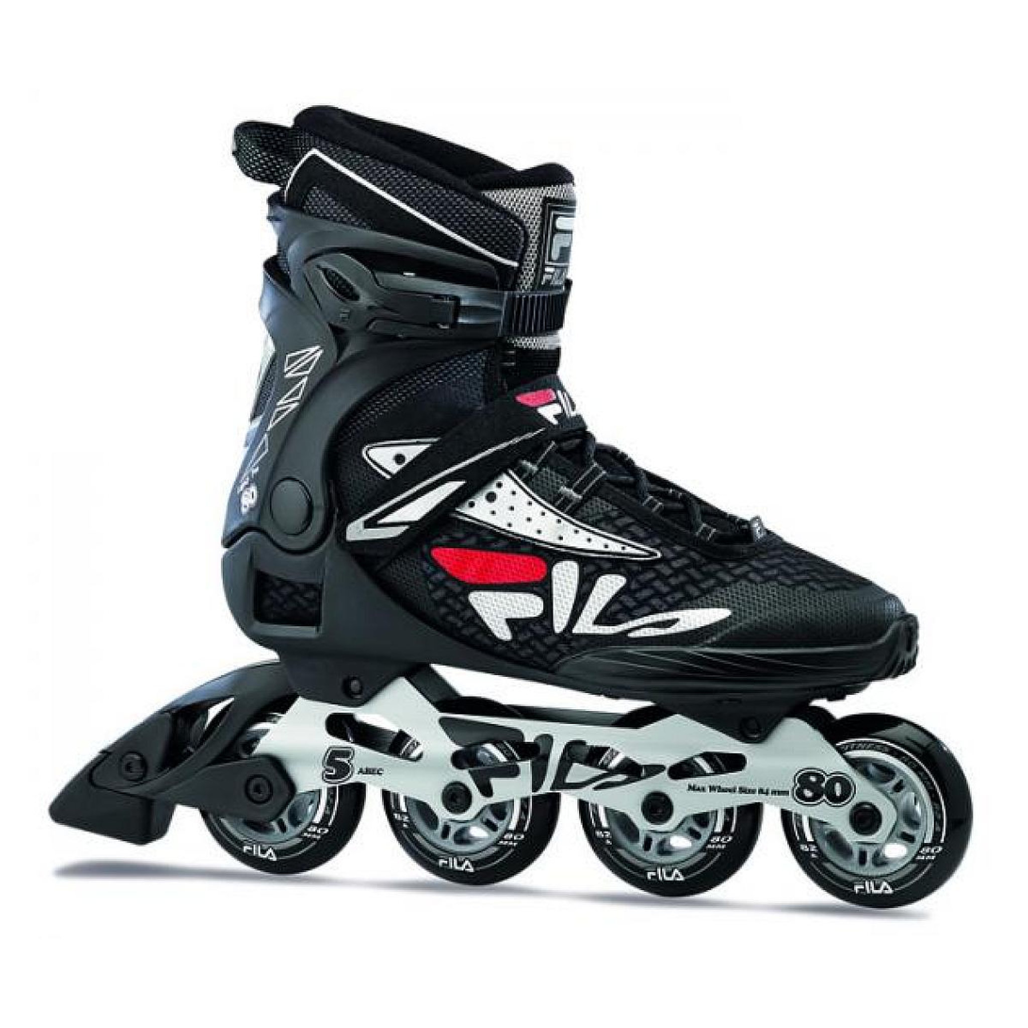 FILA Roller Fila legacy pro 80 noir/argent/rouge T42