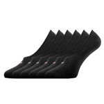 FILA Lot de 6 paires de chaussettes invisibles / protège-pieds. Coloris disponibles : Noir