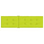 Voir la diapositive 5 : VIDAXL Coussin de chaise de terrasse vert vif (75+105)x50x4 cm