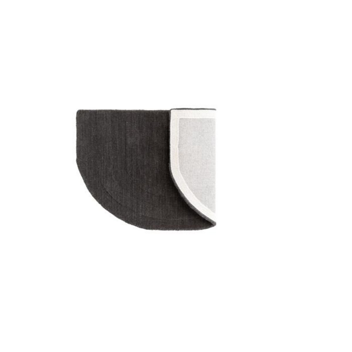 Paris Prix Tapis Demi-Rond  Nora  50x80cm Gris