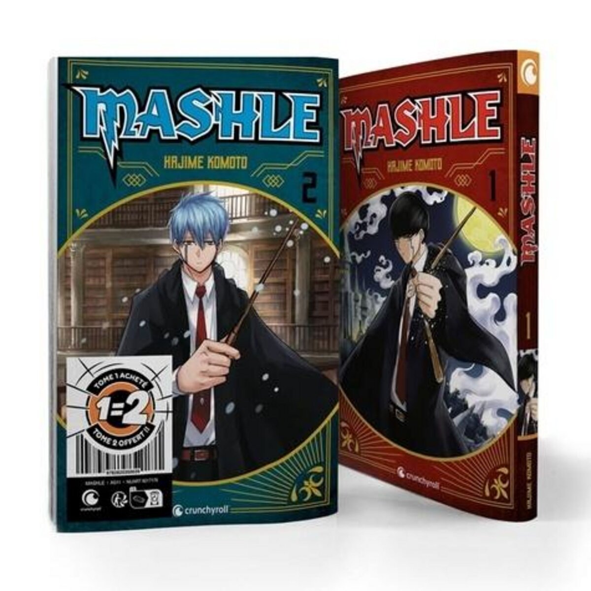 MASHLE TOME 1 : MASH BURNEDEAD ET SES MUSCLES D'ENFER. AVEC TOME 2, MASH BURNEDEAD ET LA MAGIE DE FER OFFERT, Komoto Hajime