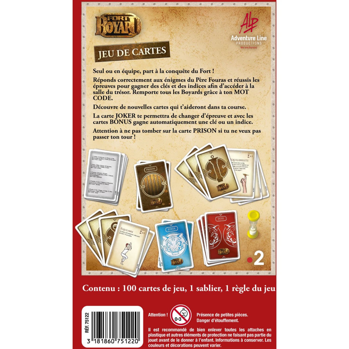 LANSAY Jeu de Cartes - Fort Boyard