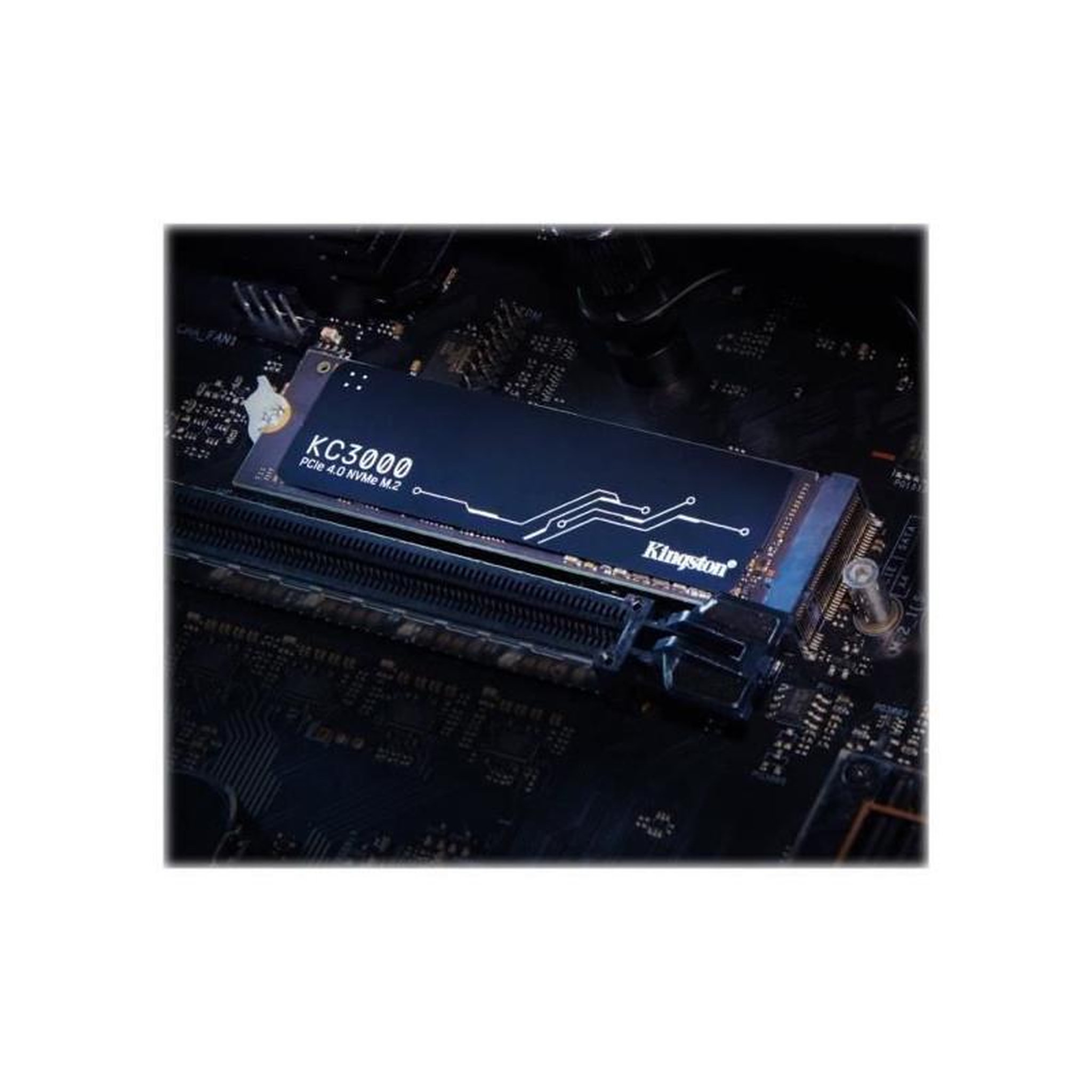 Voir la diapositive 5 : Kingston KINGSTON - SSD Interne - KC3000 - 2048Go - M.2 NVMe SKC3000D/2048G
