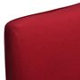 Voir la diapositive 2 : VIDAXL Housses de chaise elastiques droites 6 pcs Bordeaux