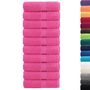 Voir la diapositive 2 : VIDAXL Serviettes de visage de qualité supérieure SOLUND 10 pcs rose