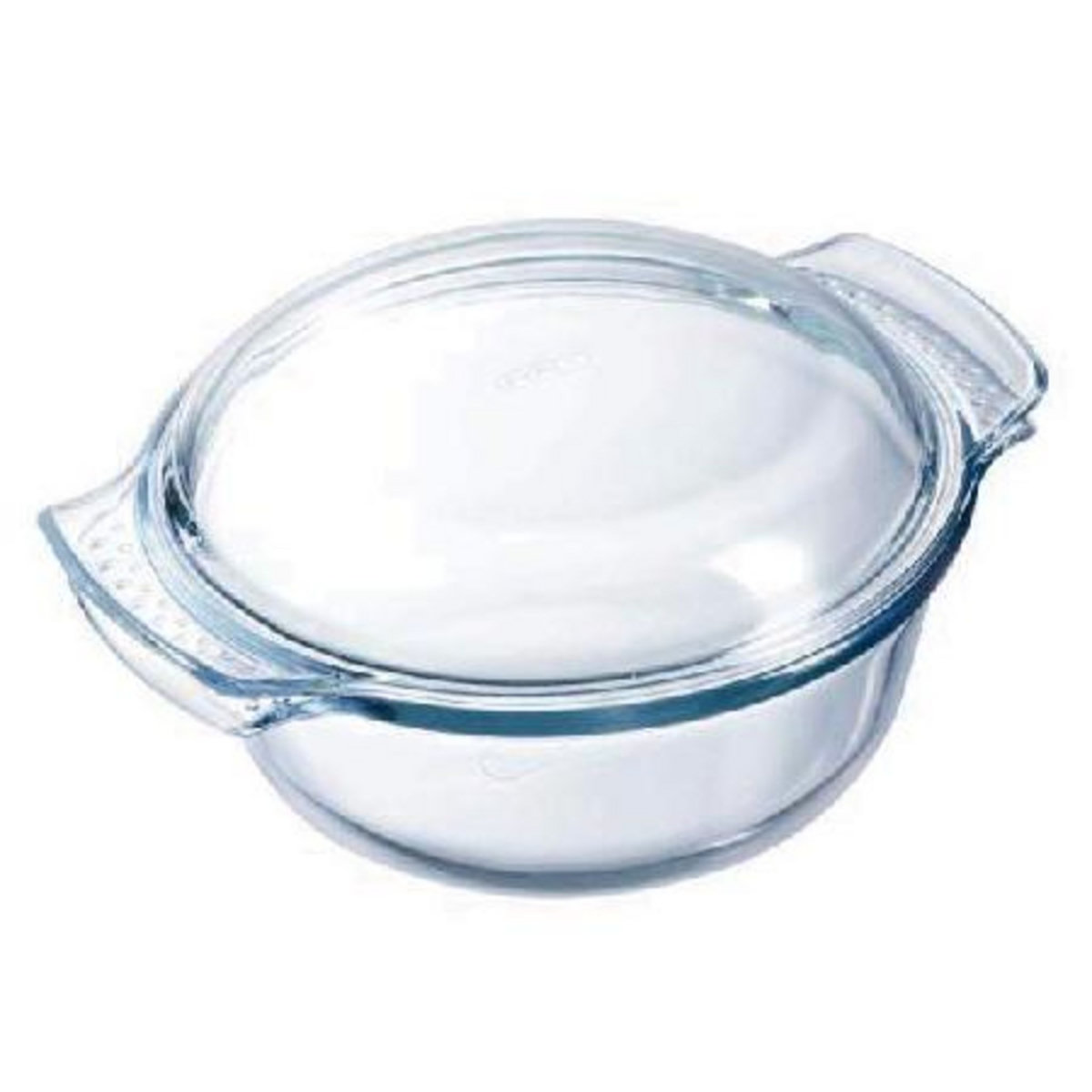 PYREX Cocotte ronde en verre 2,10 L (1,50+0,60 L) CLASSIC