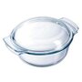 PYREX Cocotte ronde en verre 2,10 L (1,50+0,60 L) CLASSIC