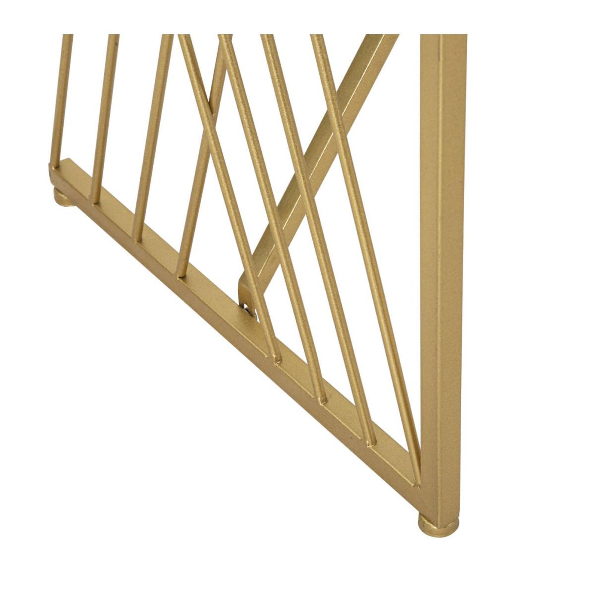 Voir la diapositive 6 : Paris Prix Console design en métal  easy  120cm or