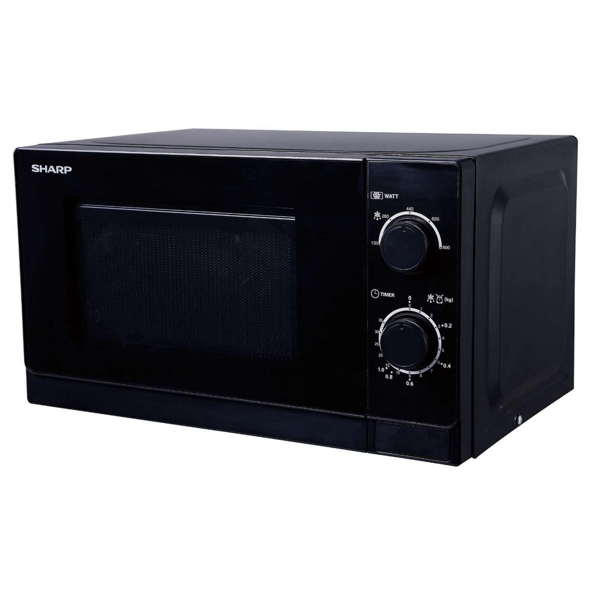 Voir la diapositive 2 : Sharp Micro-ondes solo 20l 800w noir - r200bkw
