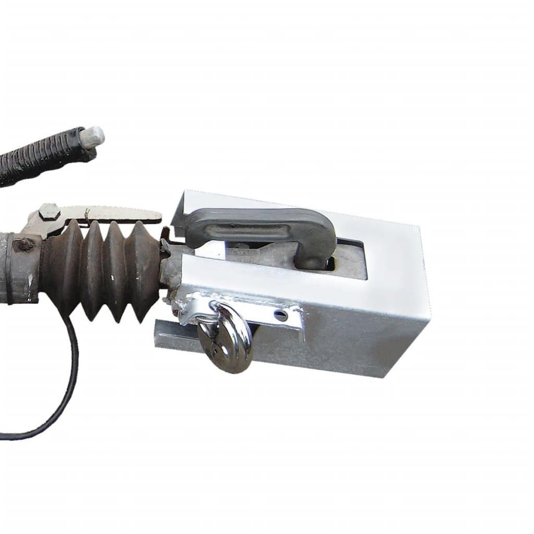Voir la diapositive 3 : PROPLUS ProPlus Verrou d'accouplement avec serrure 110x110 mm 341325S