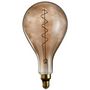 Voir la diapositive 1 : Paris Prix Ampoule Design Fumée  Spirale  31cm Marron