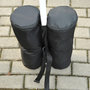 Voir la diapositive 6 : HOMCOM Lot 4 sacs de lestage de fixation pour tonnelle parasol pavillon volume max. 15kg noir