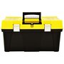 Voir la diapositive 2 : VIDAXL Boîte a outils Plastique 595x337x316 mm Jaune