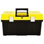 Voir la diapositive 2 : VIDAXL Boîte a outils Plastique 595x337x316 mm Jaune