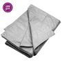 Voir la diapositive 1 : VIDAXL Bache 180 g/m^2 4x8 m Gris PEHD