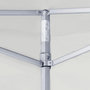 Voir la diapositive 3 : VIDAXL Tente de reception pliable avec 2 parois 2x2 m Acier Blanc
