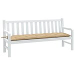 VIDAXL Coussin de banc de jardin beige melange 180x50x7 cm tissu