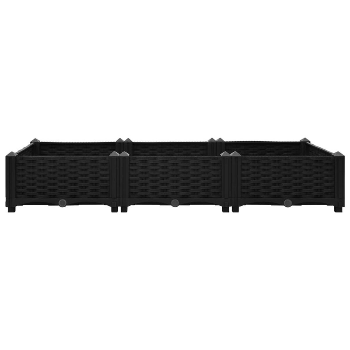 VIDAXL Lit sureleve 120x40x23 cm Polypropylene