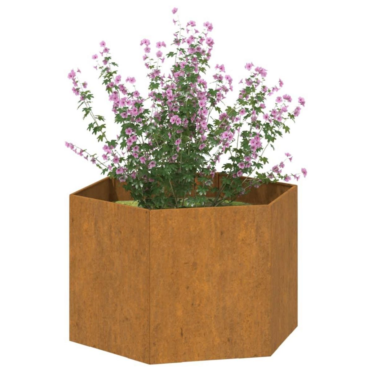 VIDAXL Jardiniere Rouille 60x60x45 cm Acier corten