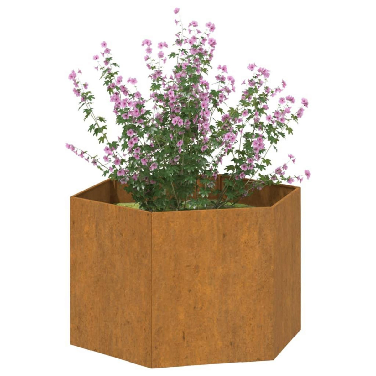 VIDAXL Jardiniere Rouille 60x60x45 cm Acier corten
