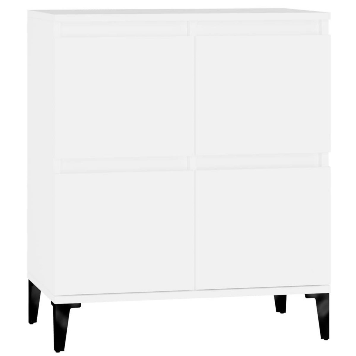VIDAXL Buffet Blanc 60x35x70 cm Bois d'ingenierie