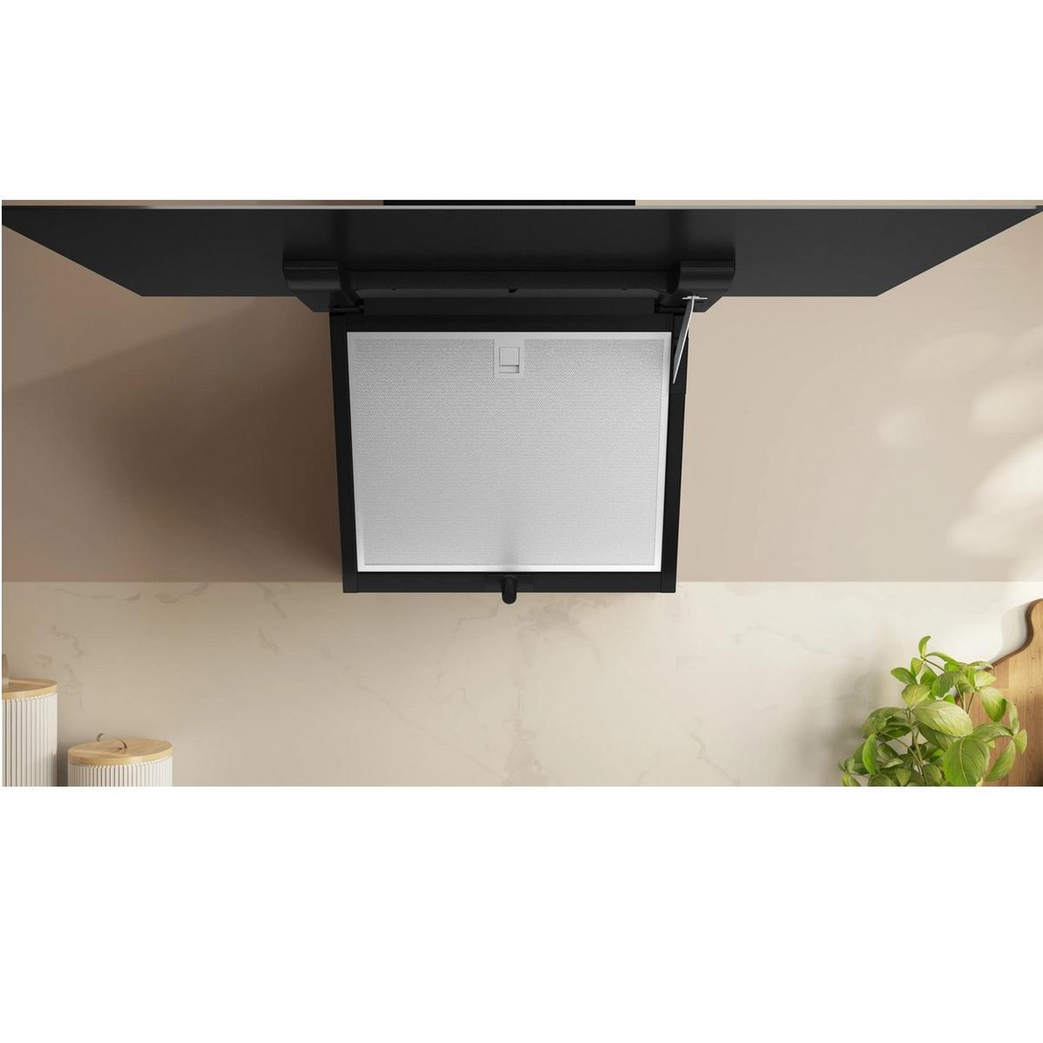 Voir la diapositive 5 : Neff Hotte décorative inclinée 80cm 431m3/h noir - d85ifn1s0