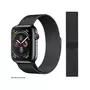 IBROZ Bracelet Apple Watch 42/44/45mm Maille noir