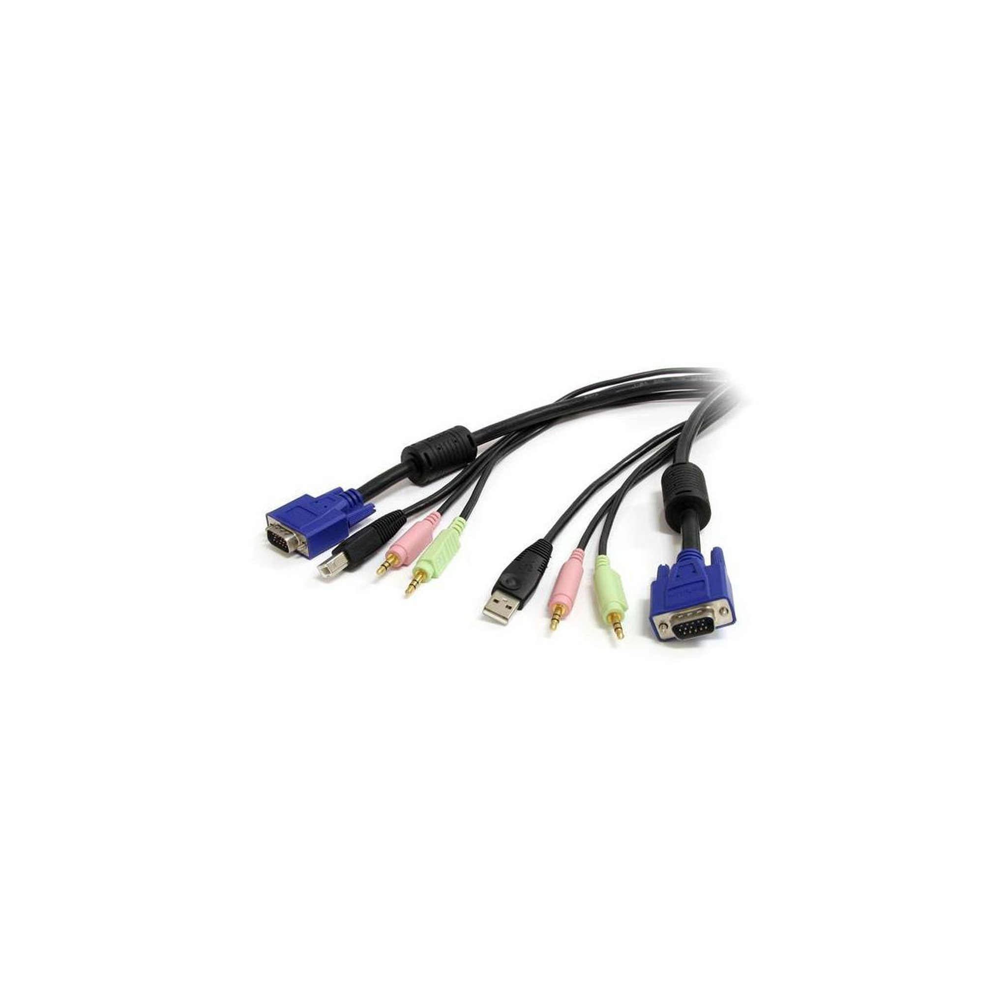 Startech Startech.com câble pour switch kvm vga avec usb et audio et micro - 1.80m