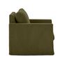 Voir la diapositive 4 : LISA DESIGN Serena - fauteuil déhoussable en velours côtelé