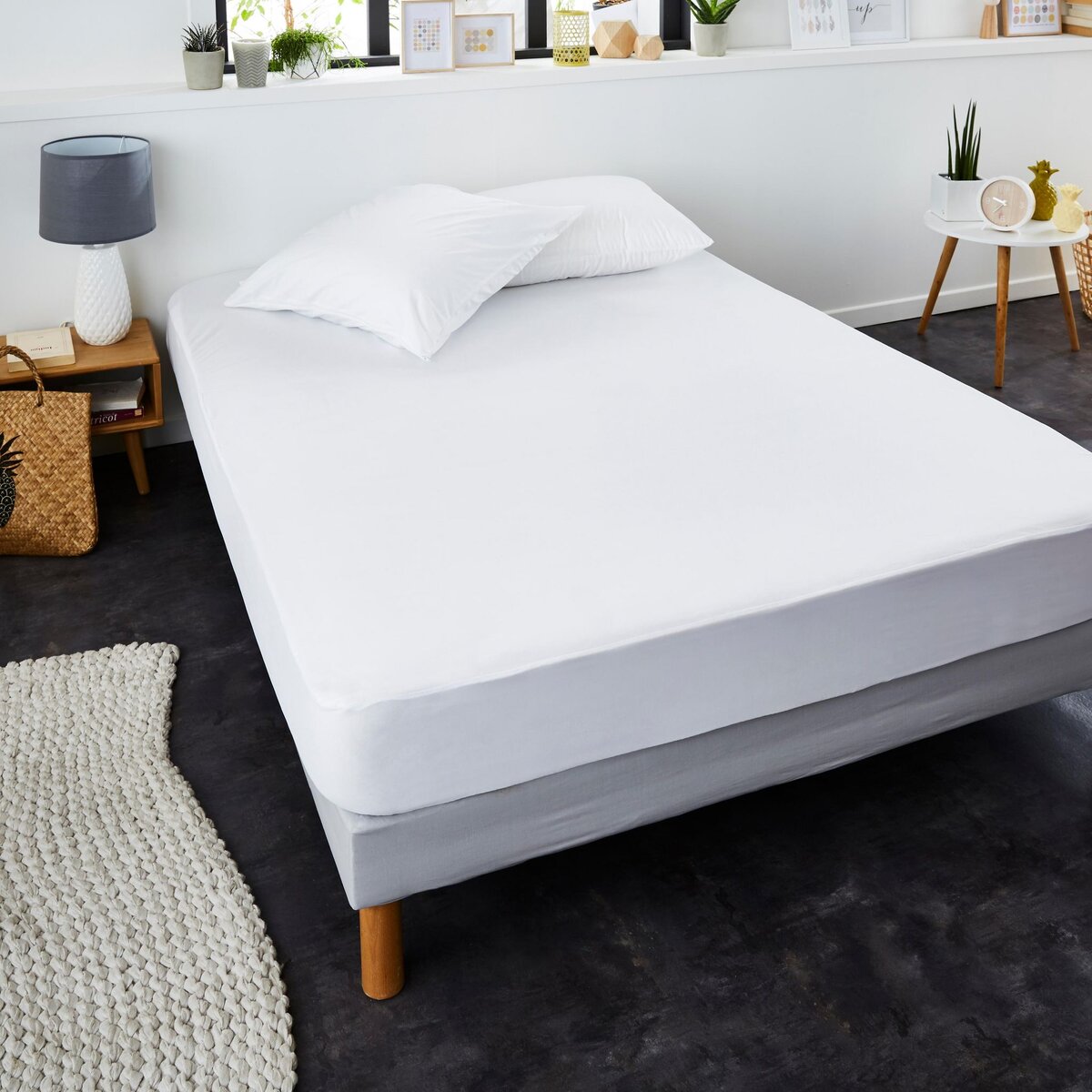 Sweetnight Protège matelas imperméable lavable à 90°c QUALITE PLUS